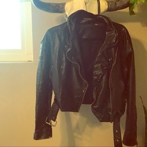 Free People Leather Jacket